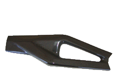 Carbon Swingarm cover left