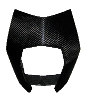 Carbon Headlight mask