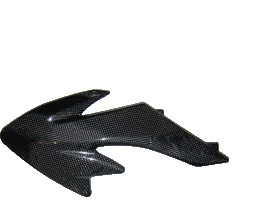 Carbon tank spoiler left